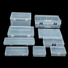 厂家多规格长方形正方形PP收纳盒翻盖渔具五金饰品玩具文具包装盒