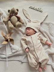 INS Nordic style full moon birthday baby newborn commemorative photography props wooden ornament with windmill