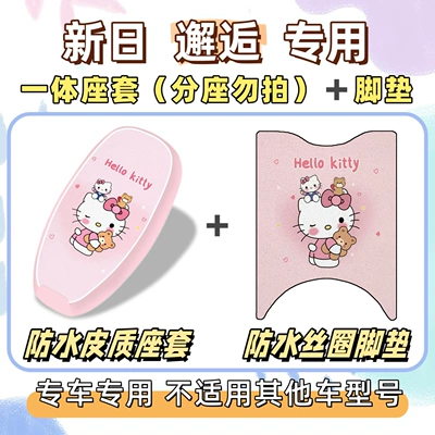 New Day Encounter Special Package: Electric vehicle foot mat - waterproof-combination-yb-hello-kitty-pink-special-for-xinri-encounter