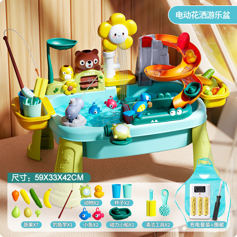 2025 新しい子供用食器洗い機のおもちゃの蛇口赤ちゃん水遊びキッチンままごと女の子子供の日のギフト|undefined