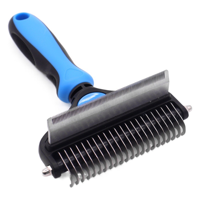 Peine de nudo abierto para mascotas, guantes para gatos, cortaúñas para perros, peine para perros, peine para gatos, peine para gatos, juego de suministros transfronterizos