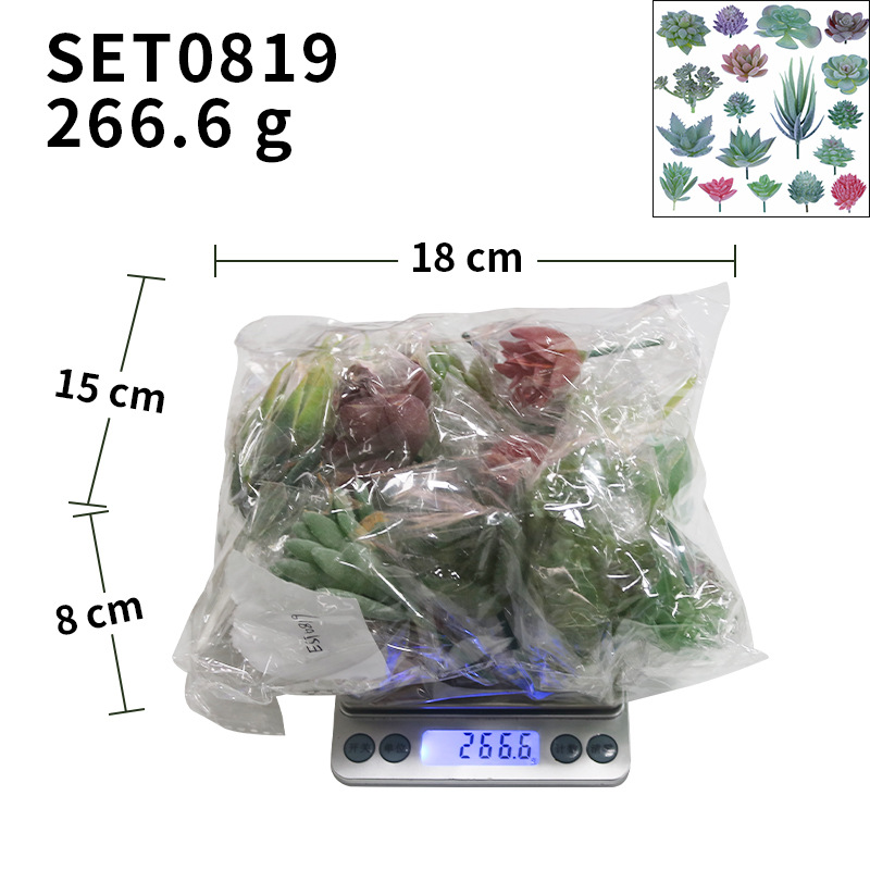 Artificial suculenta 16 traje de Planta artificial micro paisaje retro bonsai planta decoraciones adornos