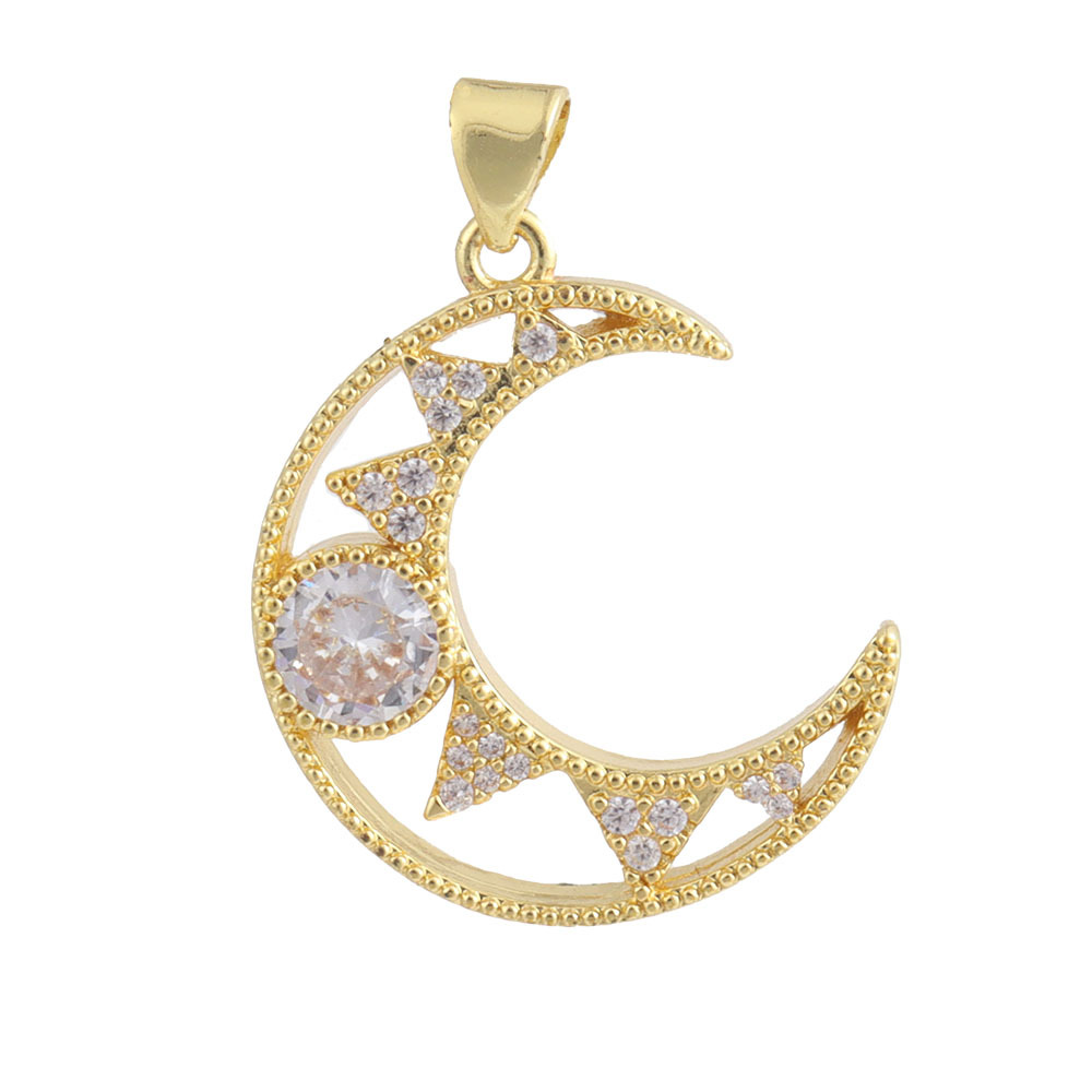 6g Weight Pendant Jewelry Making Type 12 * 18mm Jewelry Making Size Zircon Inlay Material DIY Jewelry Accessories Classification 1 Piece Quantity Copper Material Star, Heart Shape, Eye Pattern Plating, Inlay Design IG Style Style 1 Piece 12 * 18mm Copper Zircon Star Heart Shape Eye Pendant 14