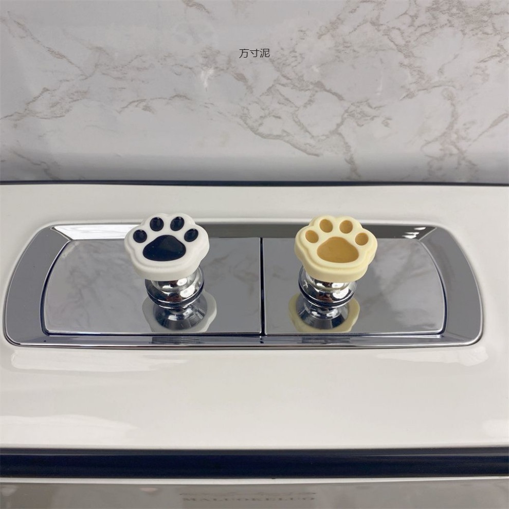 Toilet press cat paw nail art nail unblocking special water tank button auxiliary key bathroom flush switch wholesale undefined