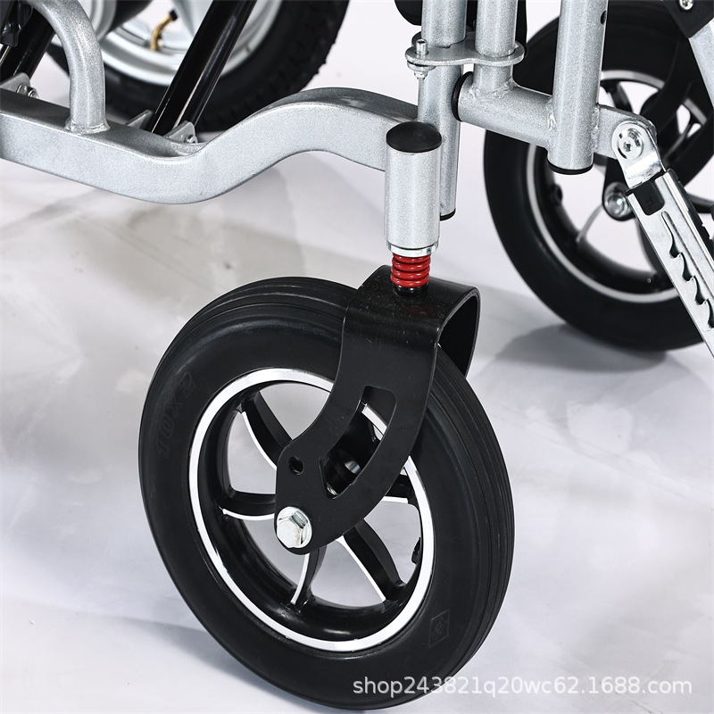 Cross-Border Electric Wheelchair with High Backrest, Reclining and Foldable, Long-Lasting Battery, Four-Wheel Mobility Scooter, Wholesale Electric Mobility Scooter