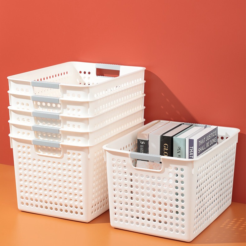 5940. Cave Basket Classic Sundries Finishing Basket with Handle Visual Storage Basket Large Storage Box Plastic 5940. Cave Basket Classic Sundries Finishing Basket with Handle Visual Storage Basket Large Storage Box Plastic