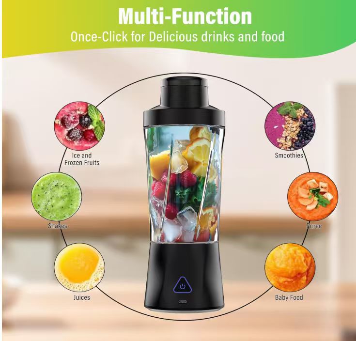 Portable Mini Juicer Fully Automatic Fresh Juice Extractor Home Blender Electric Juicing Cup