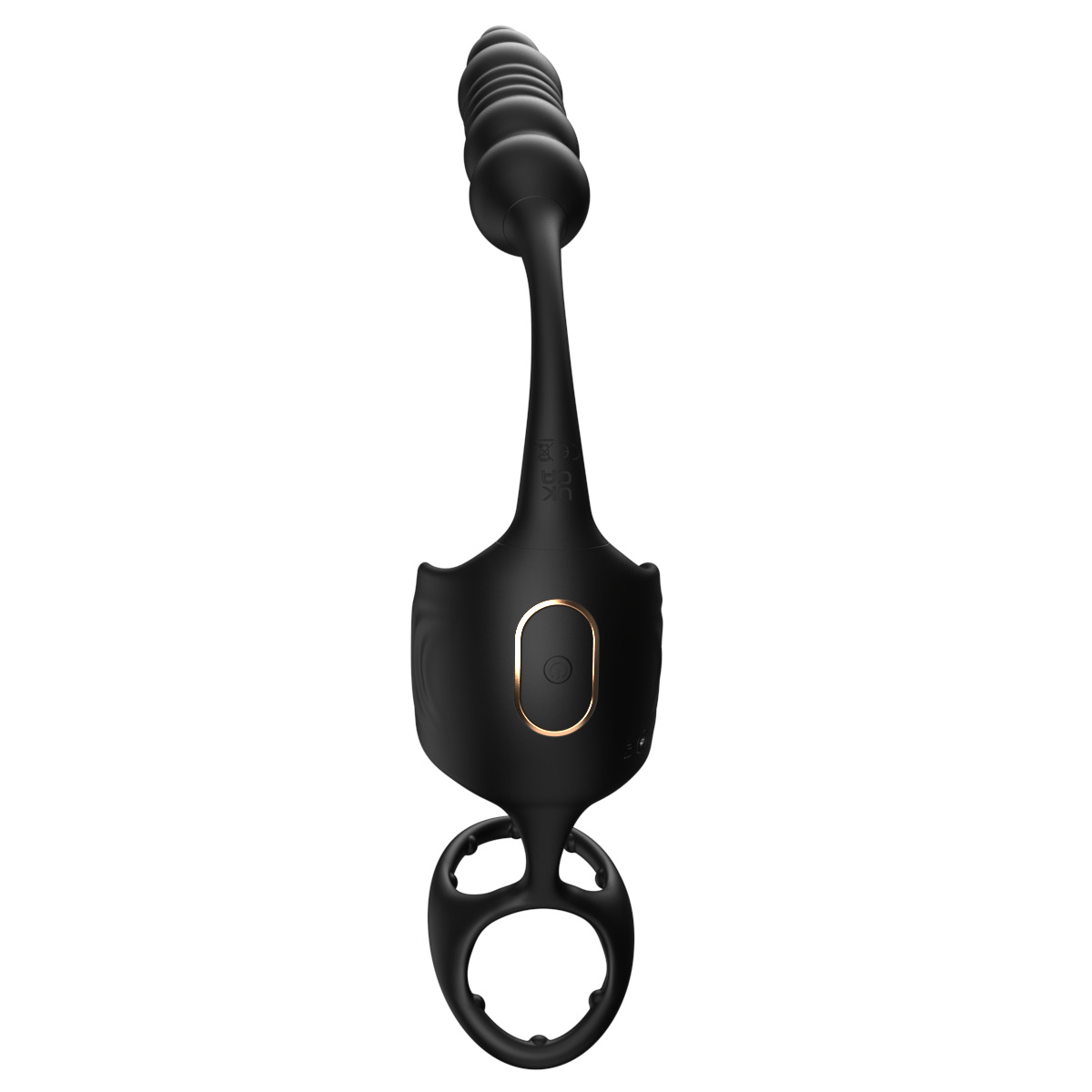 App-Controlled Telescopic Prostate Massager with Vibrating Rear Plug, Silicone — detail image 23
