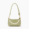 Underarm bag from pearl, shoulder bag, retro universal woven handheld small bag, 2021 collection, crocodile print