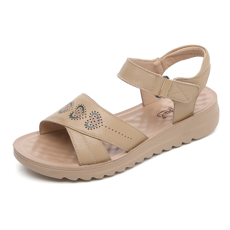 C4628 1120K GIÀY DÉP SANDAL NỮ RUITDT ĐẾ MỀM MÙA HÈ TRUNG NIÊN THOÁNG KHÍ GIÀY DÉP NỮ DA BÒ G04 SẢN PHẨM MỚI