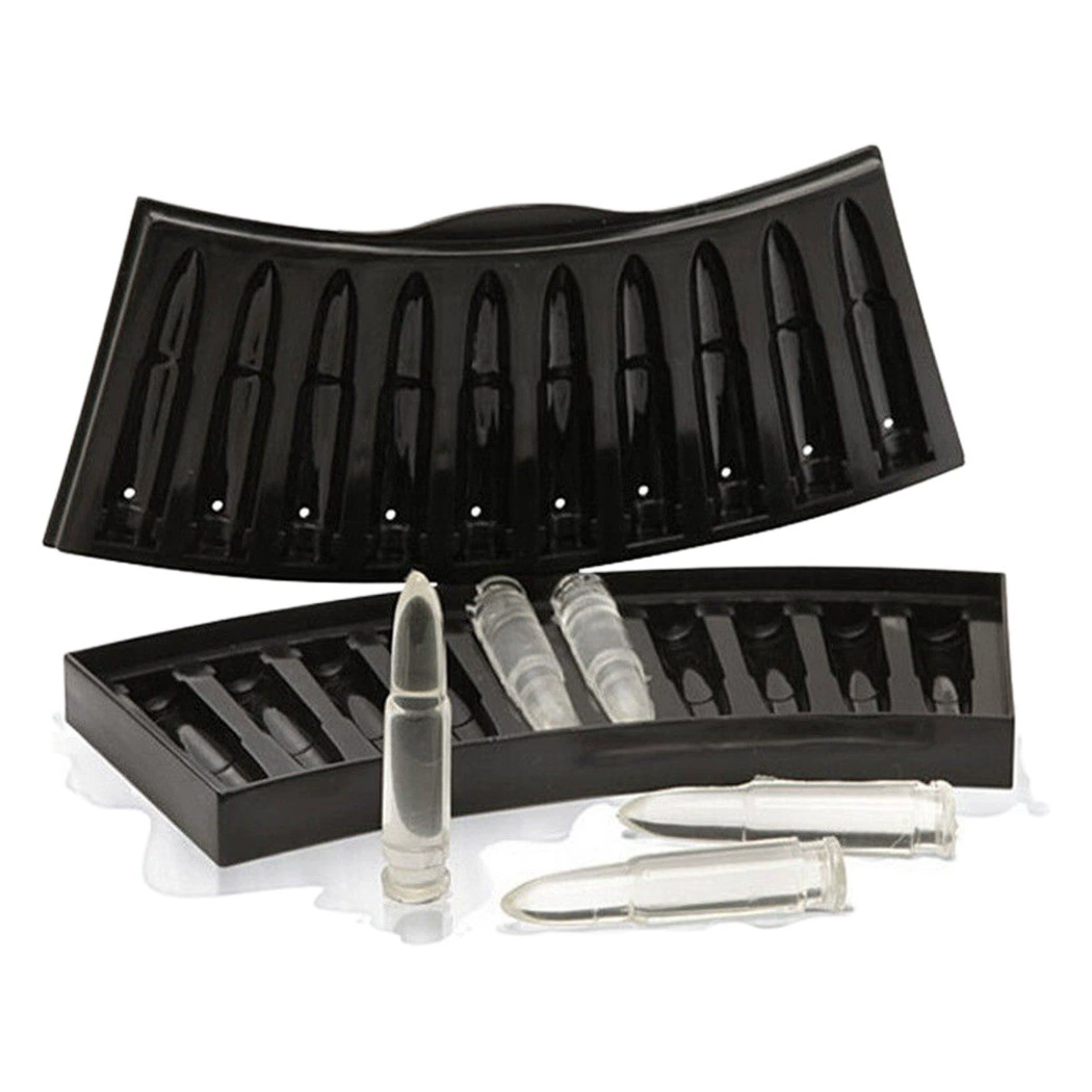 Форма для льда в виде пистолета, креативный контейнер для льда с сеткой, для самостоятельного изготовления льда