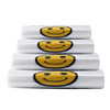 Transparent smiley face bag takeaway pack fruit vest bag supermarket shopping plastic bag print logo handbags wholesale