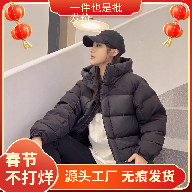 Putian High Version Himalayan Down Jacket Embroidered Multi-Bag Hooded Top Jacket for Men and Women Couple