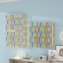 上墙围巾架丝巾披肩布料展示架壁挂式鲜花店丝带收纳架多层货架子