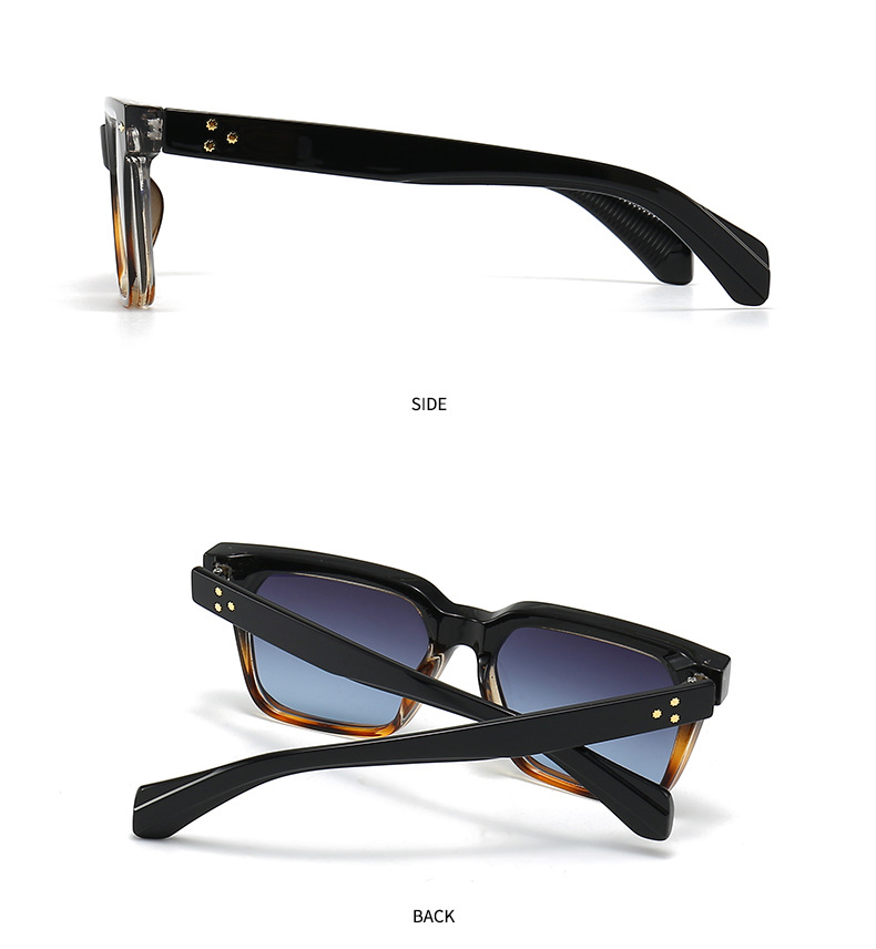 Nouvelles lunettes de soleil carrées papillon pour hommes, défilé de mode européen et américain, lunettes de soleil à la mode, lunettes de soleil transfrontalières 3407_voghion.com