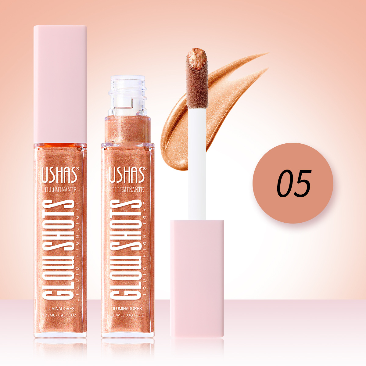 USHAS Europa y los Estados Unidos transfronterizos spot líquido resaltado impermeable perfiles brillantes duraderos multipropósito FS459A