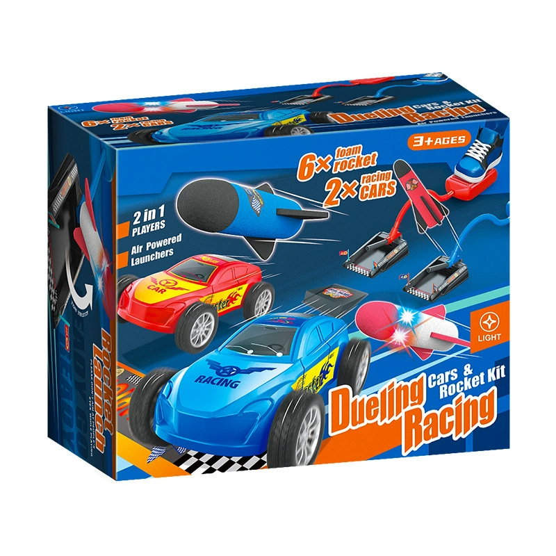 Ракетная игрушка 777-730K Rocket Racing>Cross-border 2-в-1, семейные спортивные занятия, летающая ракета