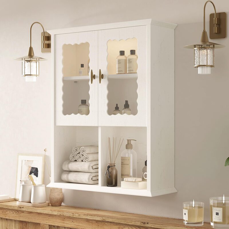 Modern Bathroom Cabinet Double Door White Bathroom Sink Toilet Top Rack Medicine Cabinet Restroom Glass Door Modern Bathroom Cabinet Double Door White Bathroom Sink Toilet Top Rack Medicine Cabinet Restroom Glass Door