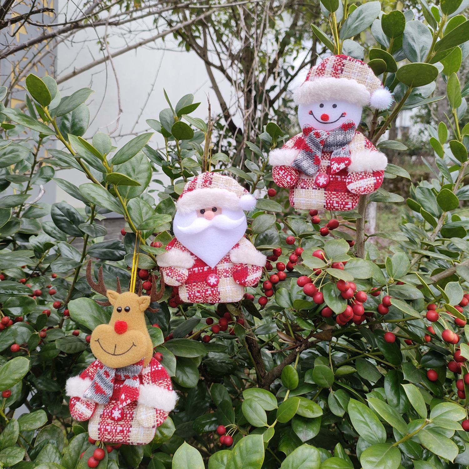 2024 nuevo árbol de Navidad muñeca pequeña pieza colgante