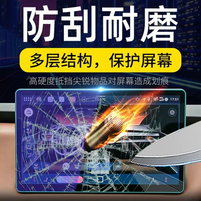 Car interior film: tempered film, car navigation screen protector