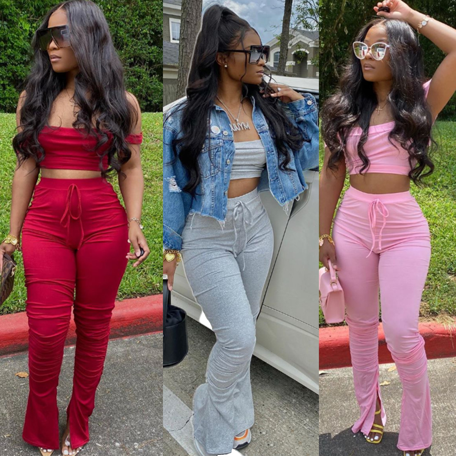 3568 precio especial sin reembolso, sin cambio, cuidado con la toma de fotos transfronterizas de Amazon Europa y Estados Unidos, traje casual sexy en un hombro image 2