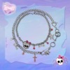 Genuine necklace, decorations, cute accessory, choker, chain, 2 carat