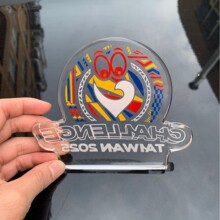 定制亚克力奖杯创意团队比赛颁奖优秀员工退休纪念品奖牌定制