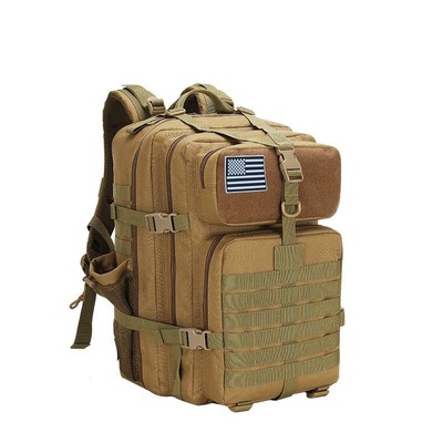 2024 new pattern outdoors Backpack tactics Casual Bags travel Computer package capacity waterproof molle Plug-in package