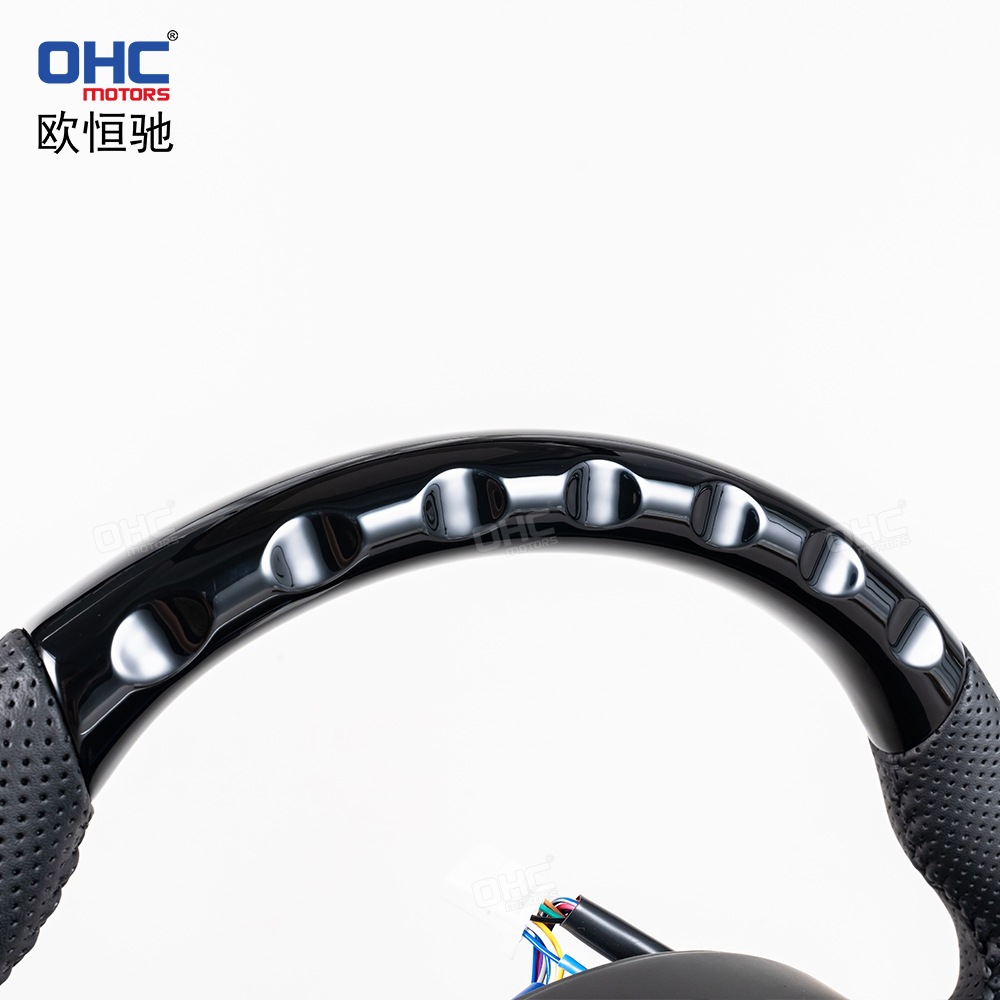 Suitable for 18-23 Toyota 86 Subaru modified and upgraded spray-painted black car steering wheel assembly