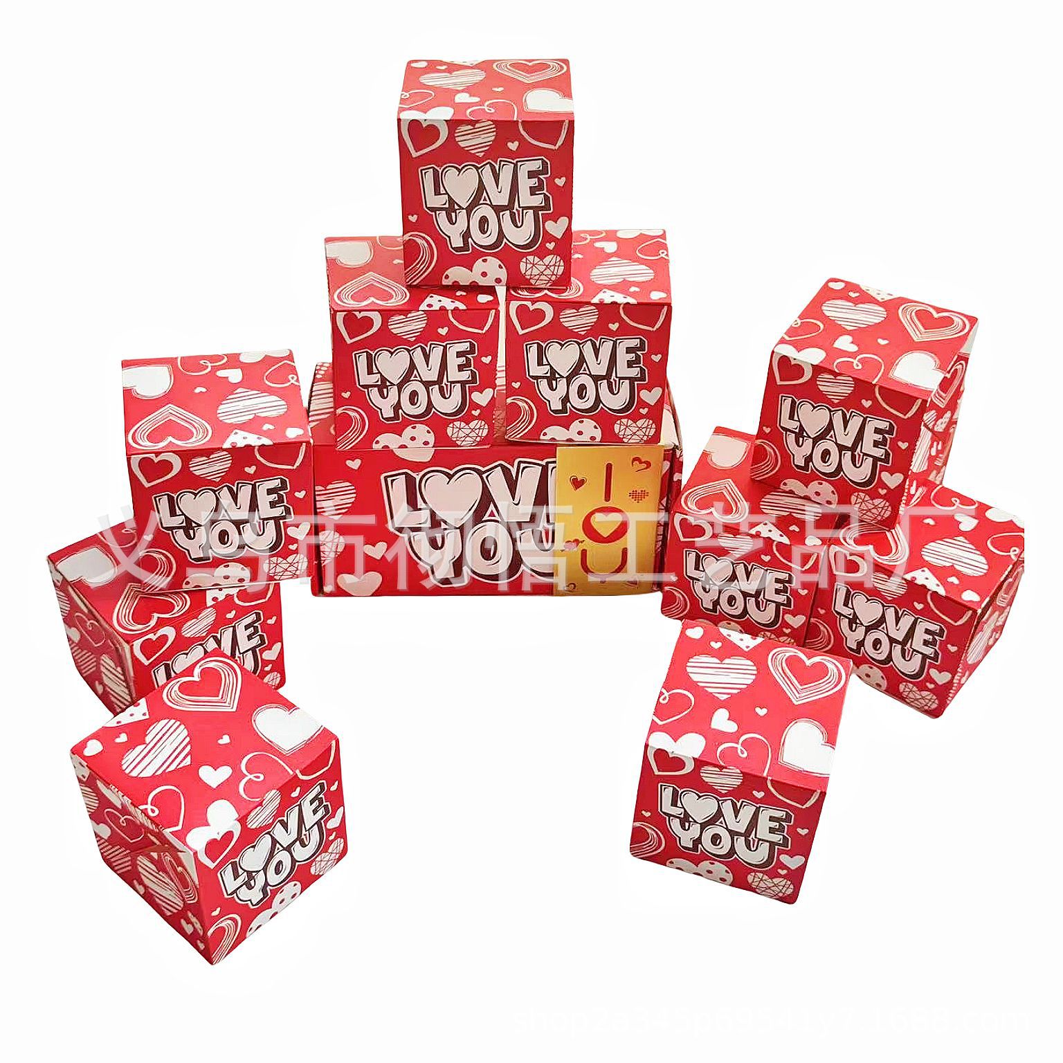 당신을 사랑합니다; 10 바운스 상자 선물 상자 선물 가방