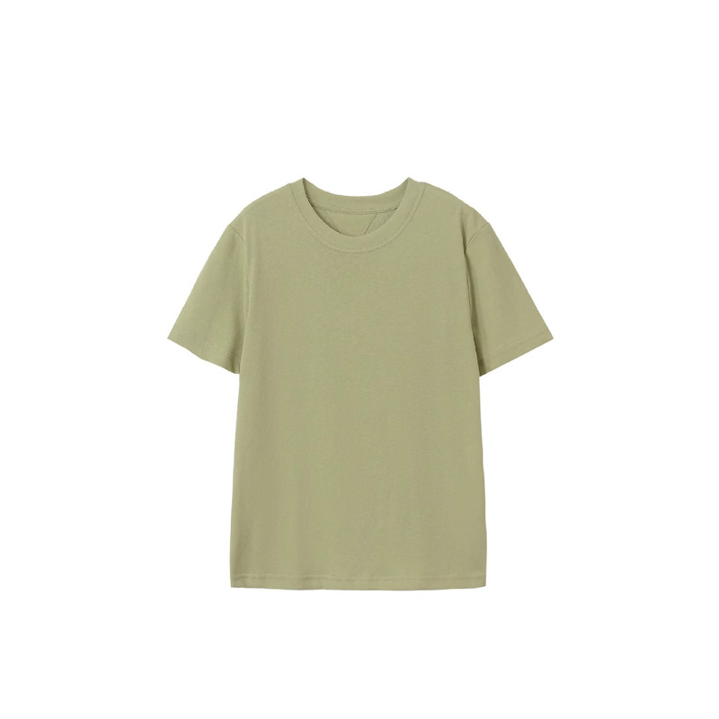 26 New Summer Bv Style Raindrop Linen Women's T-Shirt, Short-Sleeved, Loose, Breathable, Thin, Casual, Solid Color, Versatile Tank Top for Women