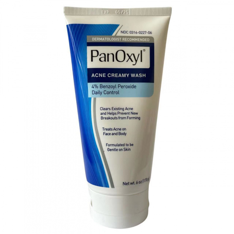 跨境PanOxyl 祛痘泡沫洁面乳10% 过氧化苯甲酰氨基酸控油4%洗面奶|undefined