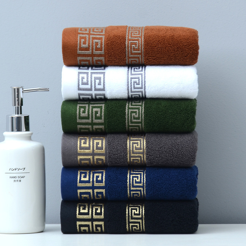 Manufacturer Wholesale Pure Cotton Household Towels, Soft and Absorbent, Cross-Border Best-Selling Towels, Student Bathroom Face Wash Quick-Dry Towels