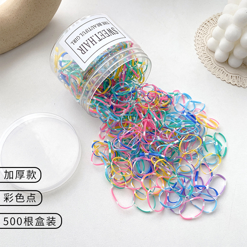 黒色使い捨てゴムバンドヘアゴム 女性用 高弾性 髪を傷めない 子供用ヘアゴム 編み込みヘアゴム 女の子用ヘアリング|undefined
