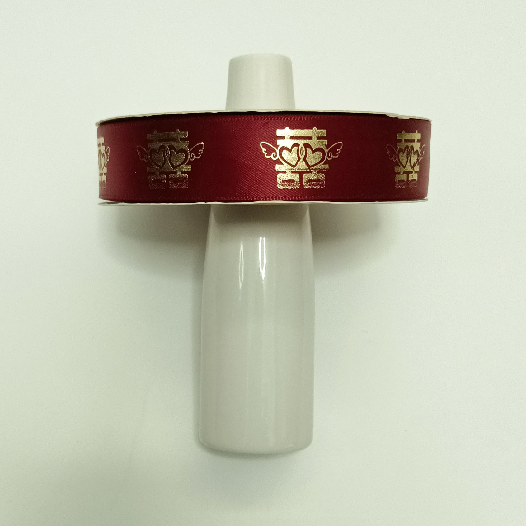 Suministros DE BODA Cinta de oro rojo Embalaje de regalo de mano Xi carácter cinta festiva Cinta Roja al por mayor cinta de encaje