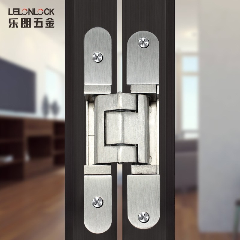 bisagra oculta especial para puerta de borde estrecho 40kg bisagra transversal ajustable tridimensional bisagra de puerta oculta