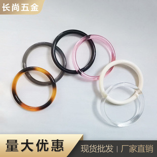 New factory direct supply bag handle round resin handle DIY bag accessories material circle handle