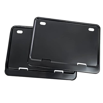 Universal new national standard motorcycle license Nömrə qabı - black-233168mm-two-self-sealing-bags-198-grams