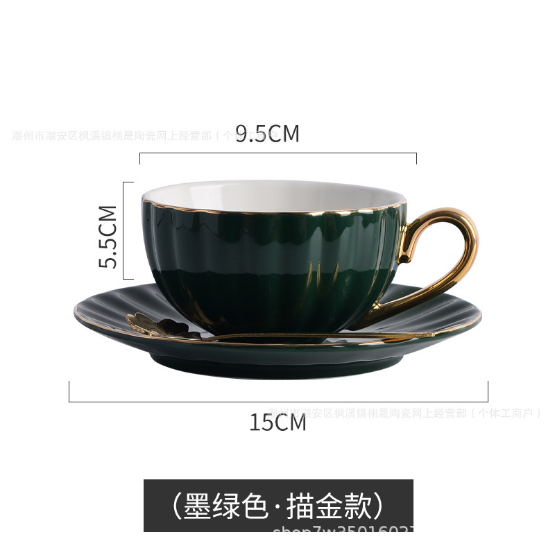 Continental pequeño lujo conjunto de tazas de café de Phnom Penh estilo inglés de la tarde tazas de té de flores de hotel tazas de café de cerámica platos