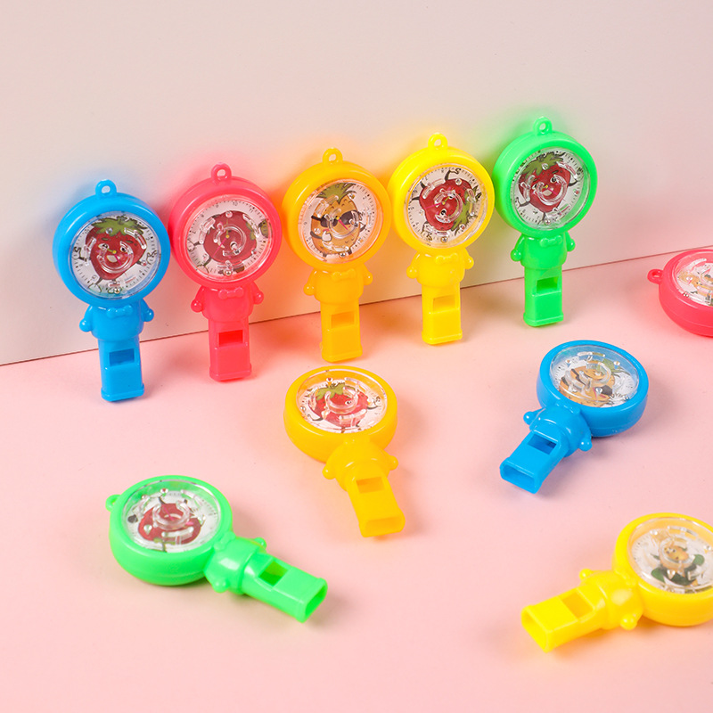 Nuevo 2 en 1 laberinto silbato juguetes actividades festivas labios pequeños regalos pequeños juguetes transfronterizos