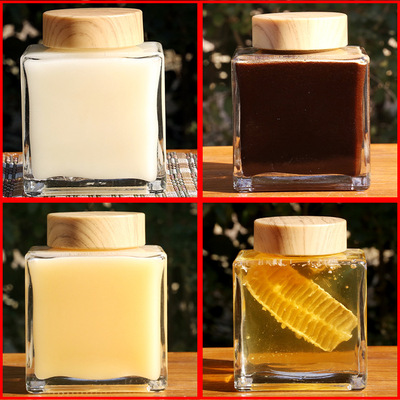 OEM customized Qinling Soil honey Xinjiang Black Honey Northeast Tilia Snow Honey Mature Hive honey crystal Honey Nest