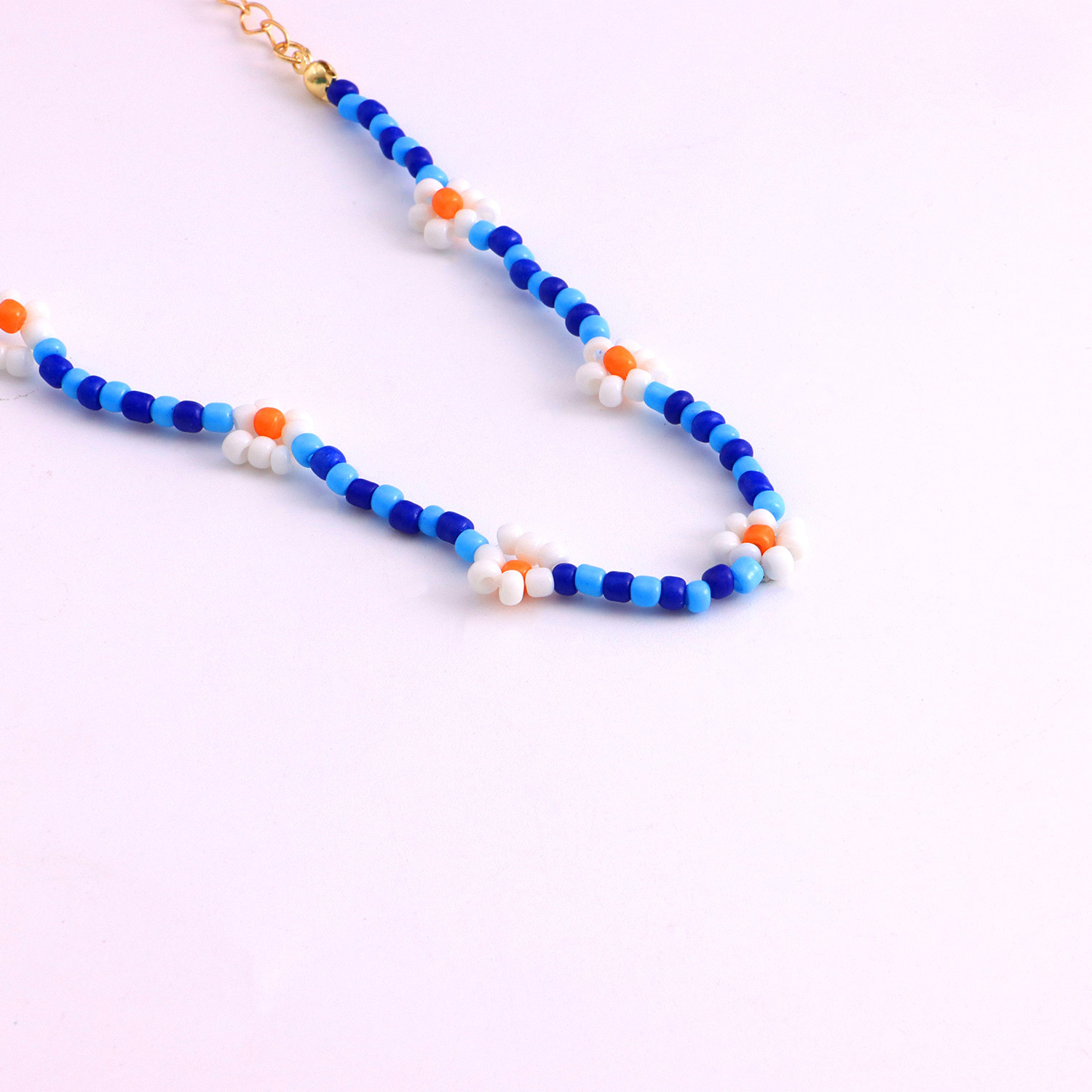 Fashion Flower Beaded Anklet