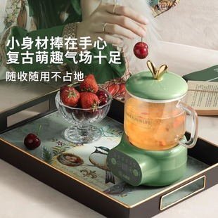 Small Pumpkin Full Glass Health Pot Health Tea Kettle Small Multi-Functional Household Kettle Office Health Cup