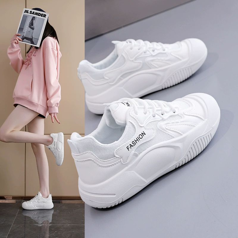 2025 весна и осень новые кроссовки женские морали туфли маленькие белые туфли удобные дикие студенческие беговые женские туфли YB-32