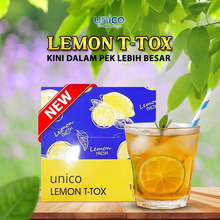 跨境  马来爆品UNICO LEMON TTOX  ( 10 PAKET) 柠檬果粉 批发