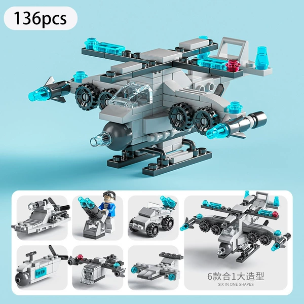 Special Naval Team (6 -in 1 bag) 136pcs