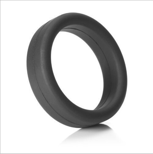 Men's silicone black lock ring big ring binding ring sex toys wholesale adult supplies couple supplies