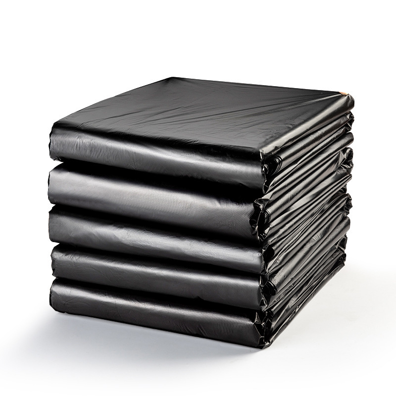 Bolsa de basura grande extra gruesa extra grande 240L negro propiedad de saneamiento Hotel bolsa de basura desechable gran venta al por mayor comercial