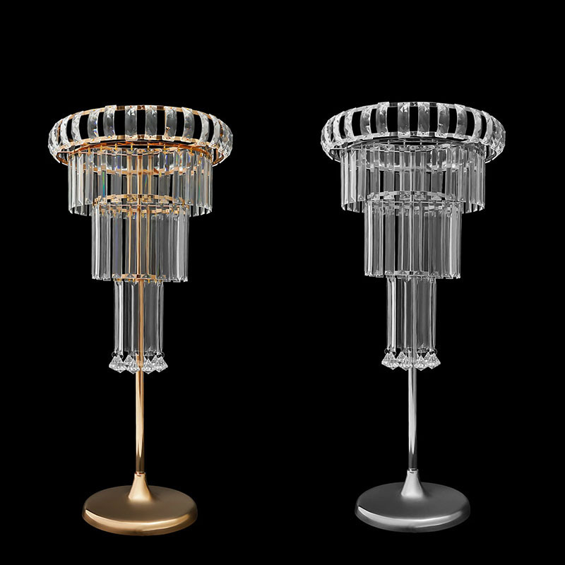 クリスタルアイスバー結婚式ホールテーブルフラワーメインテーブルフラワーホテルウェディングアクリルデスクトップ装飾装飾小道具|undefined