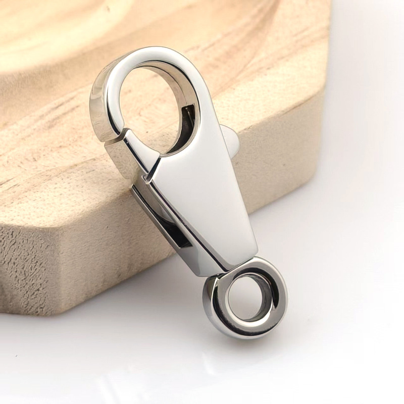 Polished Stainless Steel Keychain Accessories DIY Parts Key Chain Connector Electroplated Real Gold Accessories Wholesale in Stock Polished Stainless Steel Keychain Accessories DIY Parts Key Chain Connector Electroplated Real Gold Accessories Wholesale in Stock